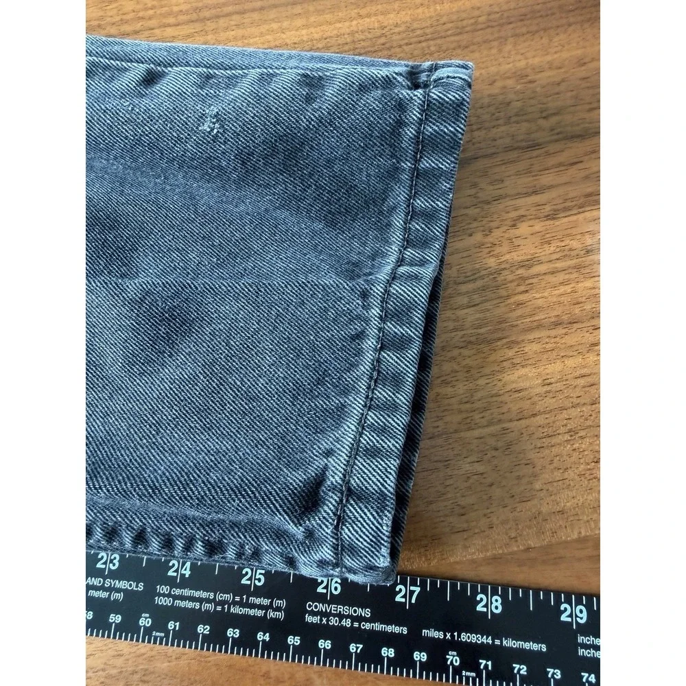 Levi's 550‎ Relaxed Fit Jeans Men 30x27 Black Gray Wash Tapered Denim